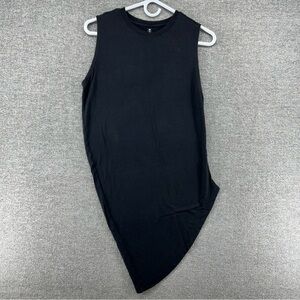 Athleta‎ Shirt Sleeveless Cloudlight Asymmetrical Tank Top Women XS Black